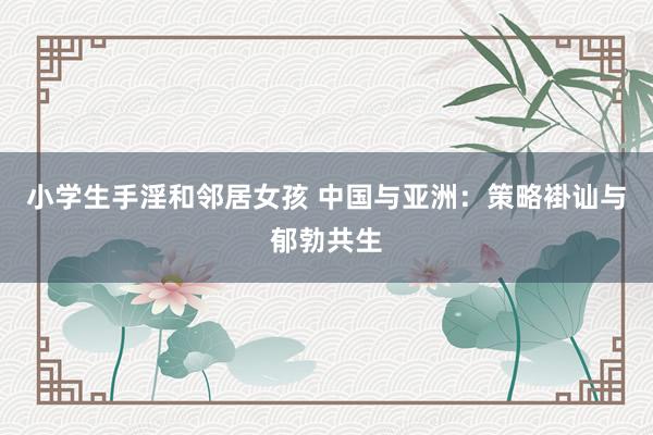 小学生手淫和邻居女孩 中国与亚洲：策略褂讪与郁勃共生