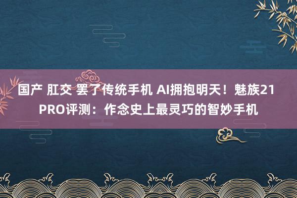 国产 肛交 罢了传统手机 AI拥抱明天！魅族21 PRO评测：作念史上最灵巧的智妙手机