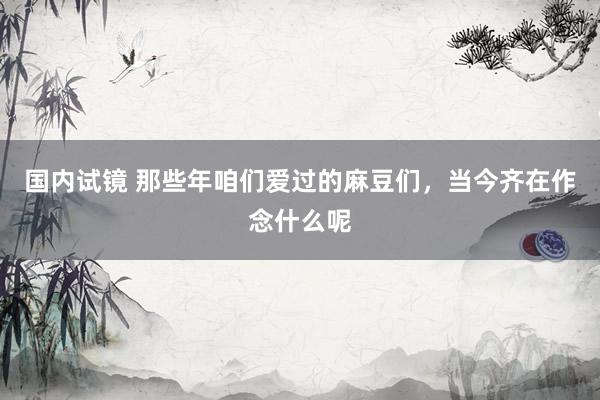 国内试镜 那些年咱们爱过的麻豆们，当今齐在作念什么呢